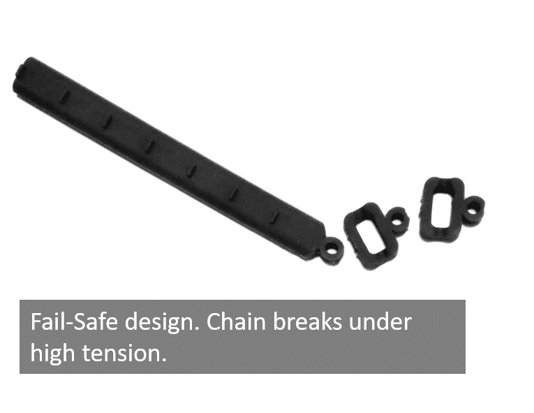 Bungee eyewear retainer failsafe